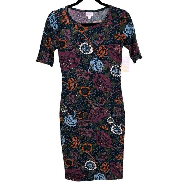 Lularoe Julia Fitted Dress - Size Small - Picture 1 of 5